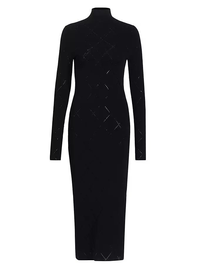 Платье миди с водолазкой Pointelle Diamonds Proenza Schouler White Label, черный
Платье миди с водолазкой Pointelle Diamonds Proenza Schouler White Label, черный