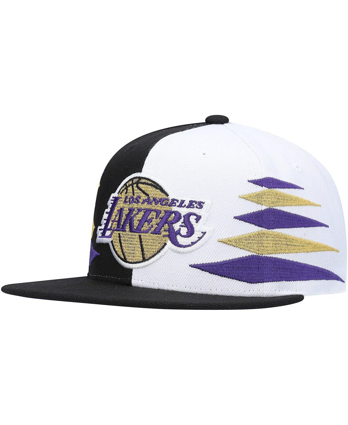 Мужская черно-белая бейсболка Snapback Los Angeles Lakers с ромбовидной огранкой Mitchell & Ness
Мужская черно-белая бейсболка Snapback Los Angeles Lakers с ромбовидной огранкой Mitchell & Ness