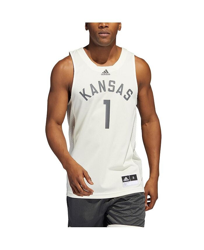 Мужское кремовое джерси #1 Kansas Jayhawks с обратным ретро-ретро adidas, тан/бежевый
Мужское кремовое джерси #1 Kansas Jayhawks с обратным ретро-ретро adidas, тан/бежевый