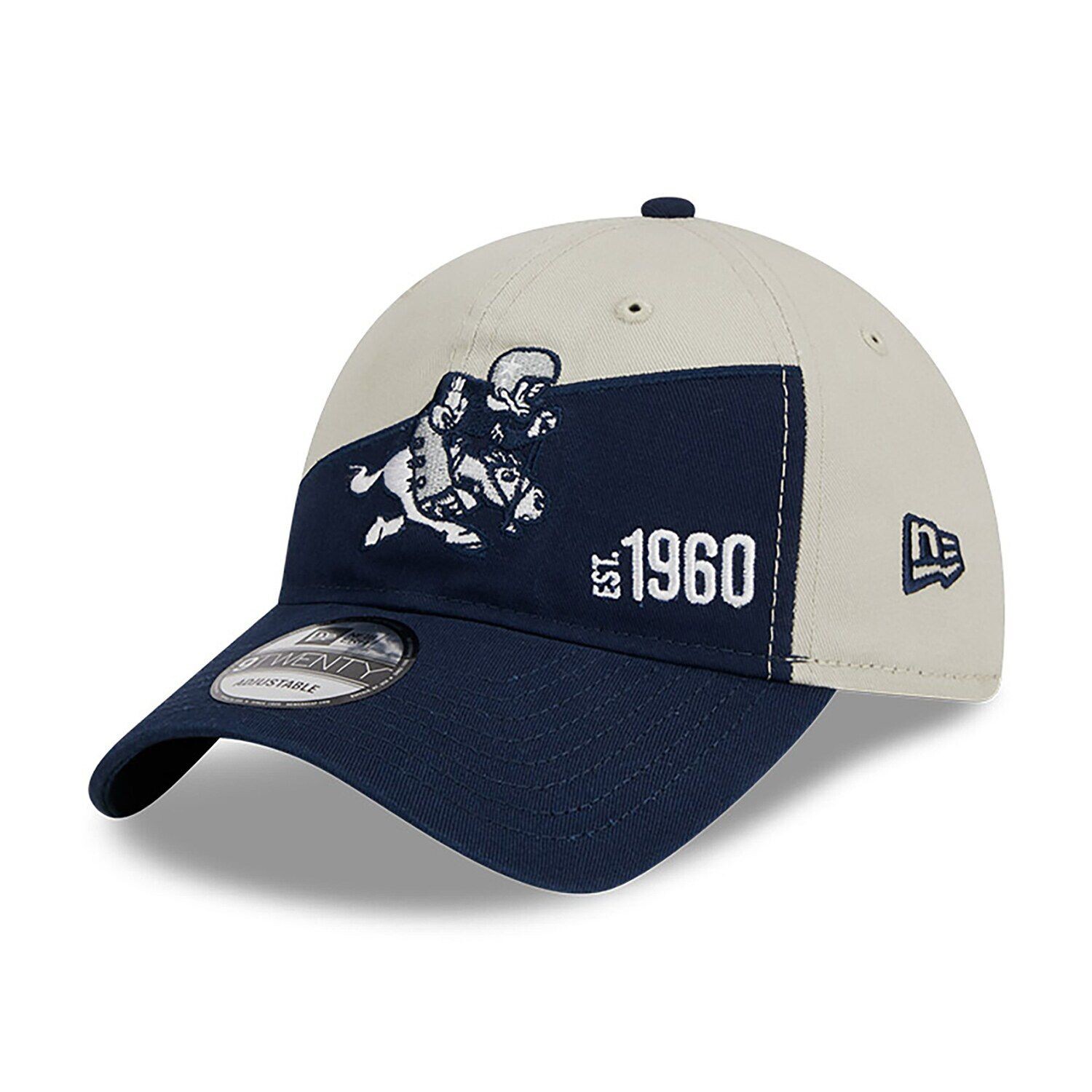 Мужская регулируемая шляпа New Era кремового/темно-синего цвета Dallas Cowboys 2023 Sideline Historic 9TWENTY
Мужская регулируемая шляпа New Era кремового/темно-синего цвета Dallas Cowboys 2023 Sideline Historic 9TWENTY