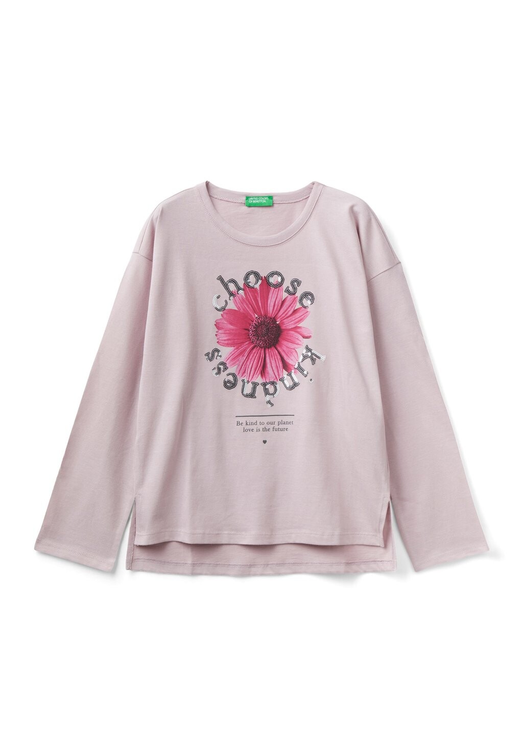 Футболка с длинными рукавами Photographic Sequins On The Front Regular Fit United Colors of Benetton, фиолетовый
Футболка с длинными рукавами Photographic Sequins On The Front Regular Fit United Colors of Benetton, фиолетовый