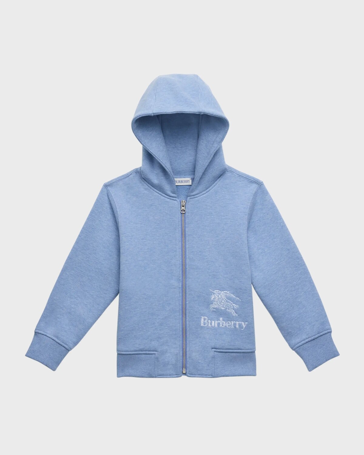Хлопковая худи на молнии Peterson EKD с петлями на спине для мальчиков Burberry, цвет Light Blue Melange
Хлопковая худи на молнии Peterson EKD с петлями на спине для мальчиков Burberry, цвет Light Blue Melange