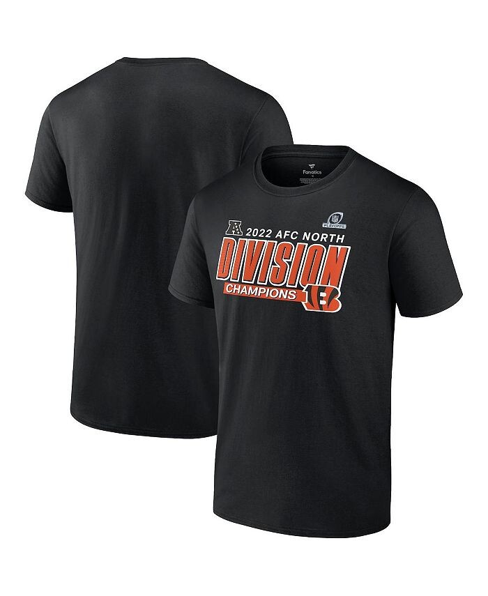 Мужская черная футболка с логотипом Cincinnati Bengals 2022 AFC North Division Champions Divide and Conquer Big and Tall Fanatics, черный
Мужская черная футболка с логотипом Cincinnati Bengals 2022 AFC North Division Champions Divide and Conquer Big and Tall Fanatics, черный