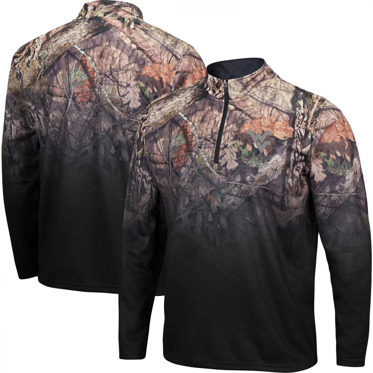 Мужская черная куртка West Virginia Mountaineers Mossy Oak Fleet II с молнией на четверть Colosseum, Черный
Мужская черная куртка West Virginia Mountaineers Mossy Oak Fleet II с молнией на четверть Colosseum, Черный