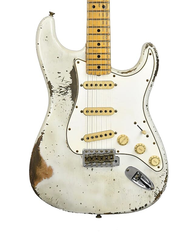 Электрогитара Fender Custom Shop 1969 Stratocaster Heavy Relic Masterbuilt by Jason Smith in Olympic White
Электрогитара Fender Custom Shop 1969 Stratocaster Heavy Relic Masterbuilt by Jason Smith in Olympic White