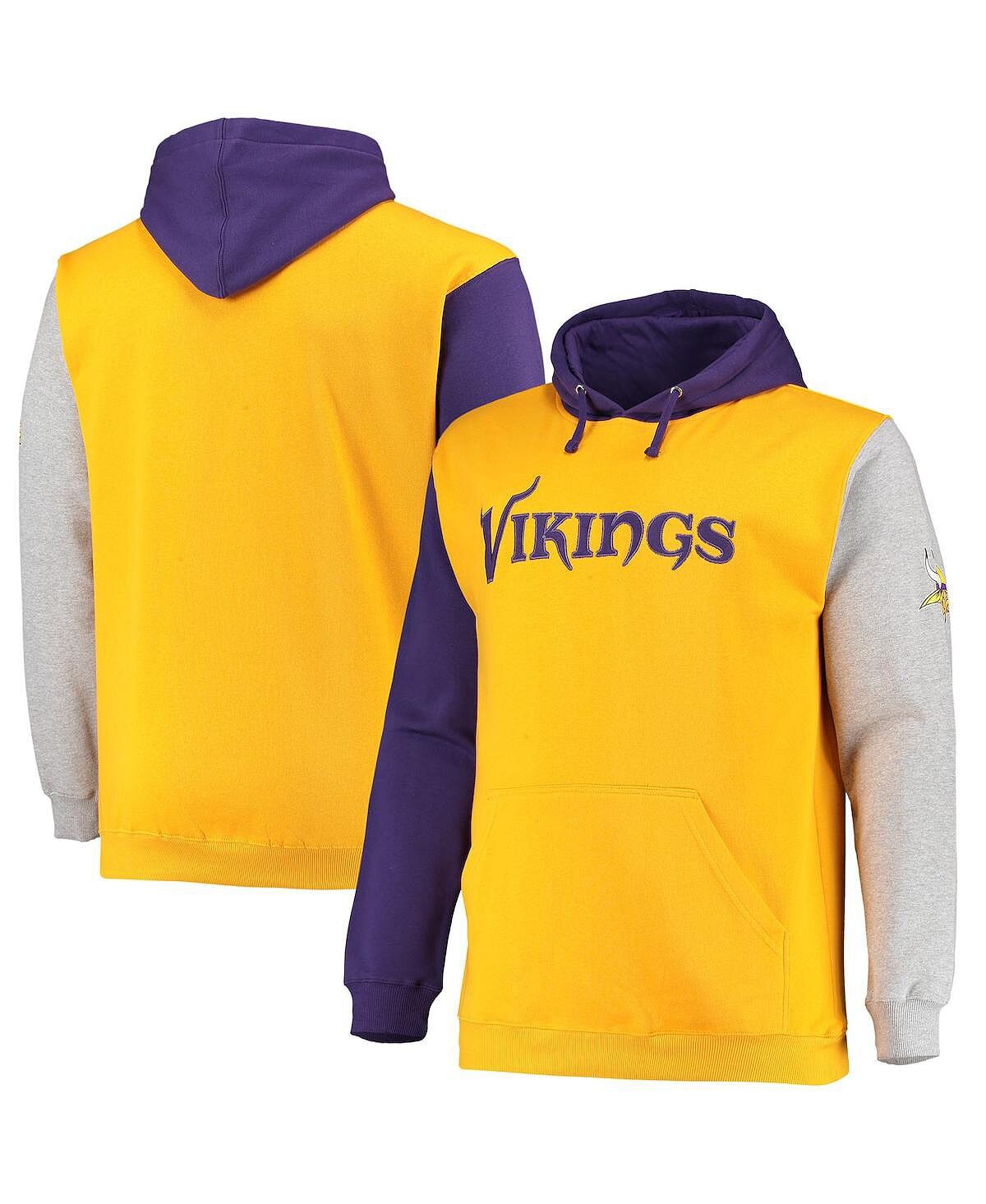 Мужская фиолетовая золотистая толстовка с капюшоном Minnesota Vikings Big and Tall Profile, Фиолетовый
Мужская фиолетовая золотистая толстовка с капюшоном Minnesota Vikings Big and Tall Profile, Фиолетовый