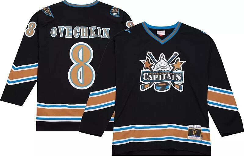 Винтажная копия майки Mitchell & Ness Washington Capitals Алекса Овечкина № 8 2005 года
Винтажная копия майки Mitchell & Ness Washington Capitals Алекса Овечкина № 8 2005 года