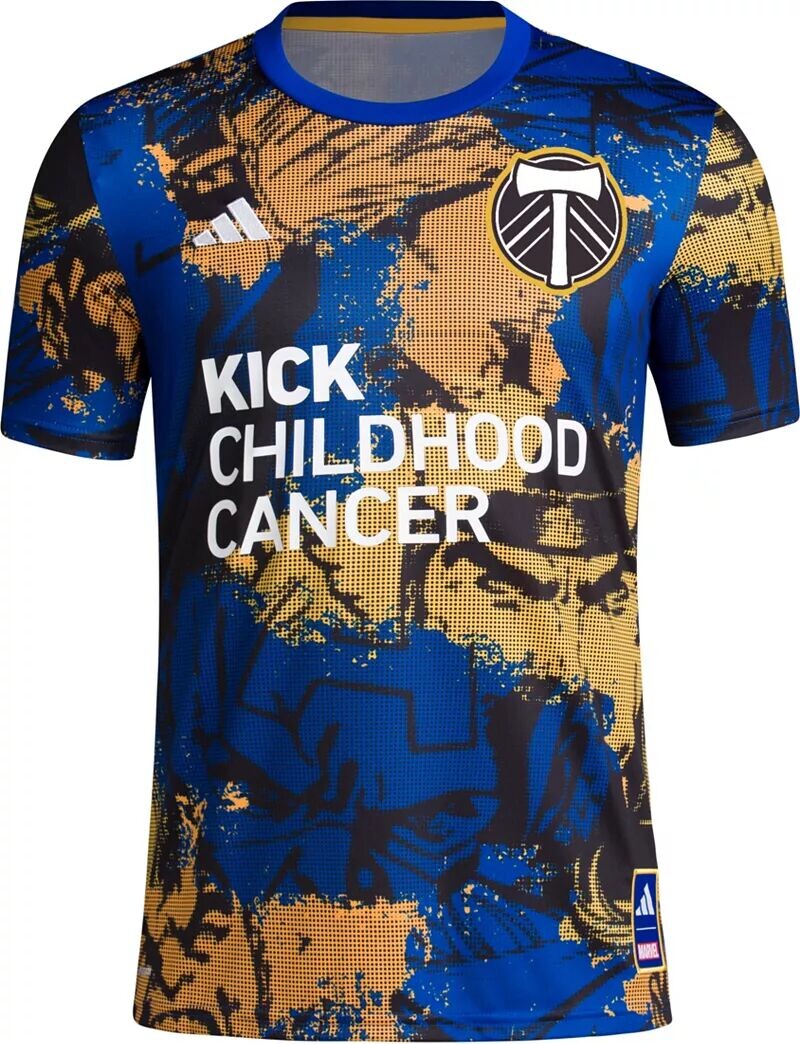 Фиолетовая предматчевая футболка Adidas Portland Timbers 2023 Kick Childrenhood Cancer Purple
Фиолетовая предматчевая футболка Adidas Portland Timbers 2023 Kick Childrenhood Cancer Purple