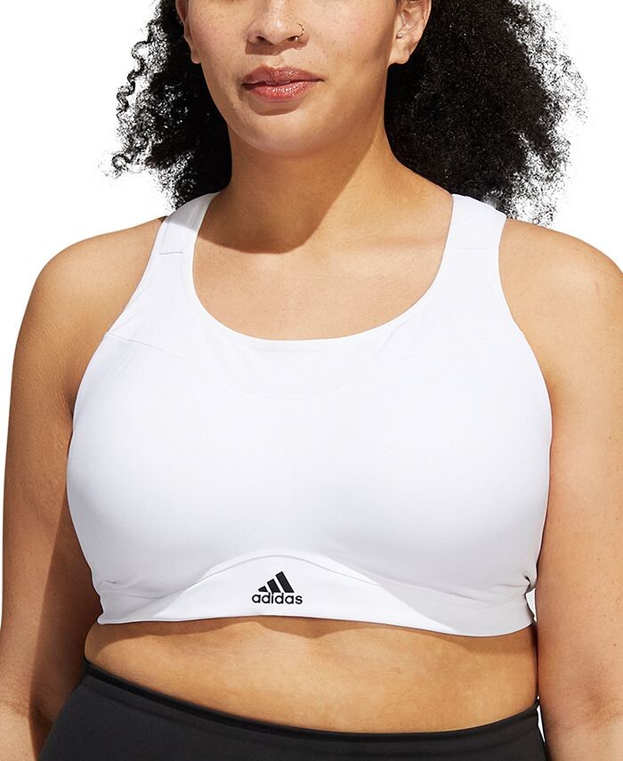 Тренировочный бюстгальтер с высокой поддержкой TLRD Impact больших размеров adidas, белый
Тренировочный бюстгальтер с высокой поддержкой TLRD Impact больших размеров adidas, белый