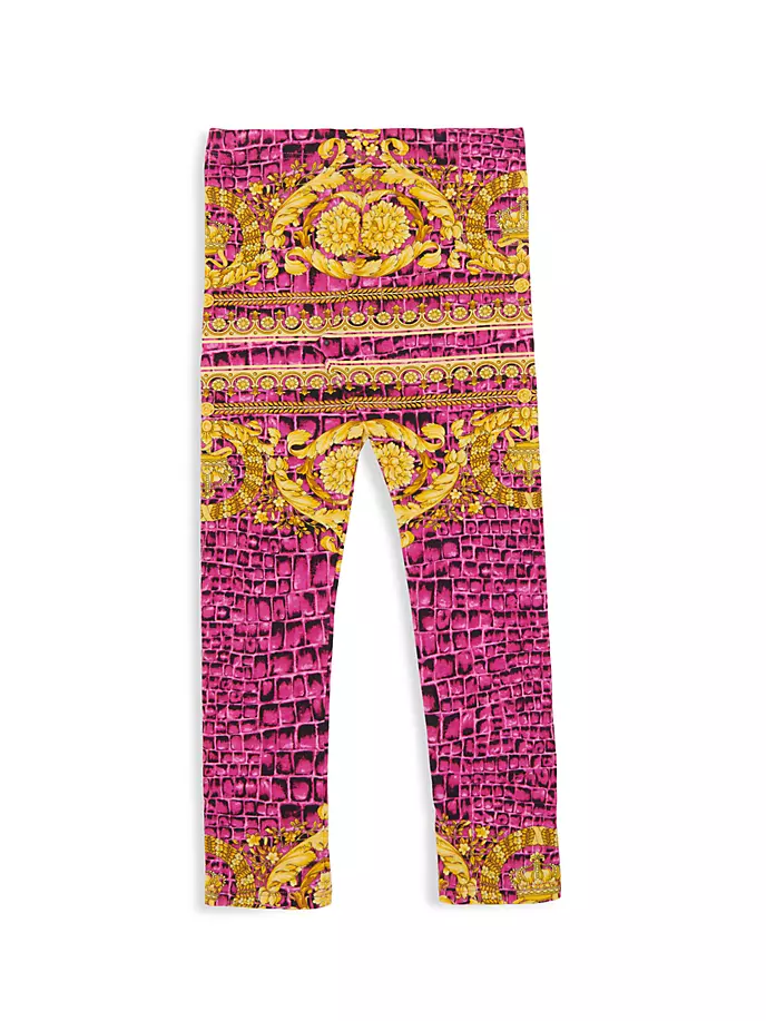 Леггинсы из джерси Barocco для маленьких девочек и девочек Versace, цвет water lily black gold
Леггинсы из джерси Barocco для маленьких девочек и девочек Versace, цвет water lily black gold
