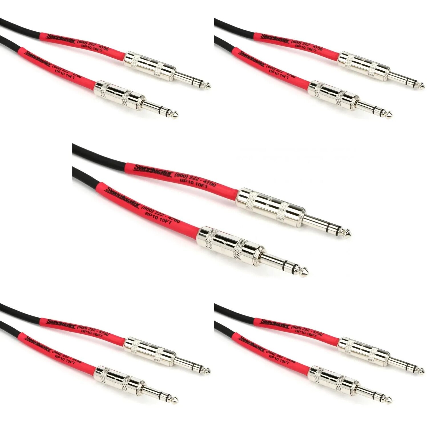Сбалансированный патч-кабель Pro Co BP-10 Excellines — штекер TRS 1/4 дюйма на штекер TRS 1/4 дюйма — 10 футов (5 шт. в упаковке)
Сбалансированный патч-кабель Pro Co BP-10 Excellines — штекер TRS 1/4 дюйма на штекер TRS 1/4 дюйма — 10 футов (5 шт. в упаковке)