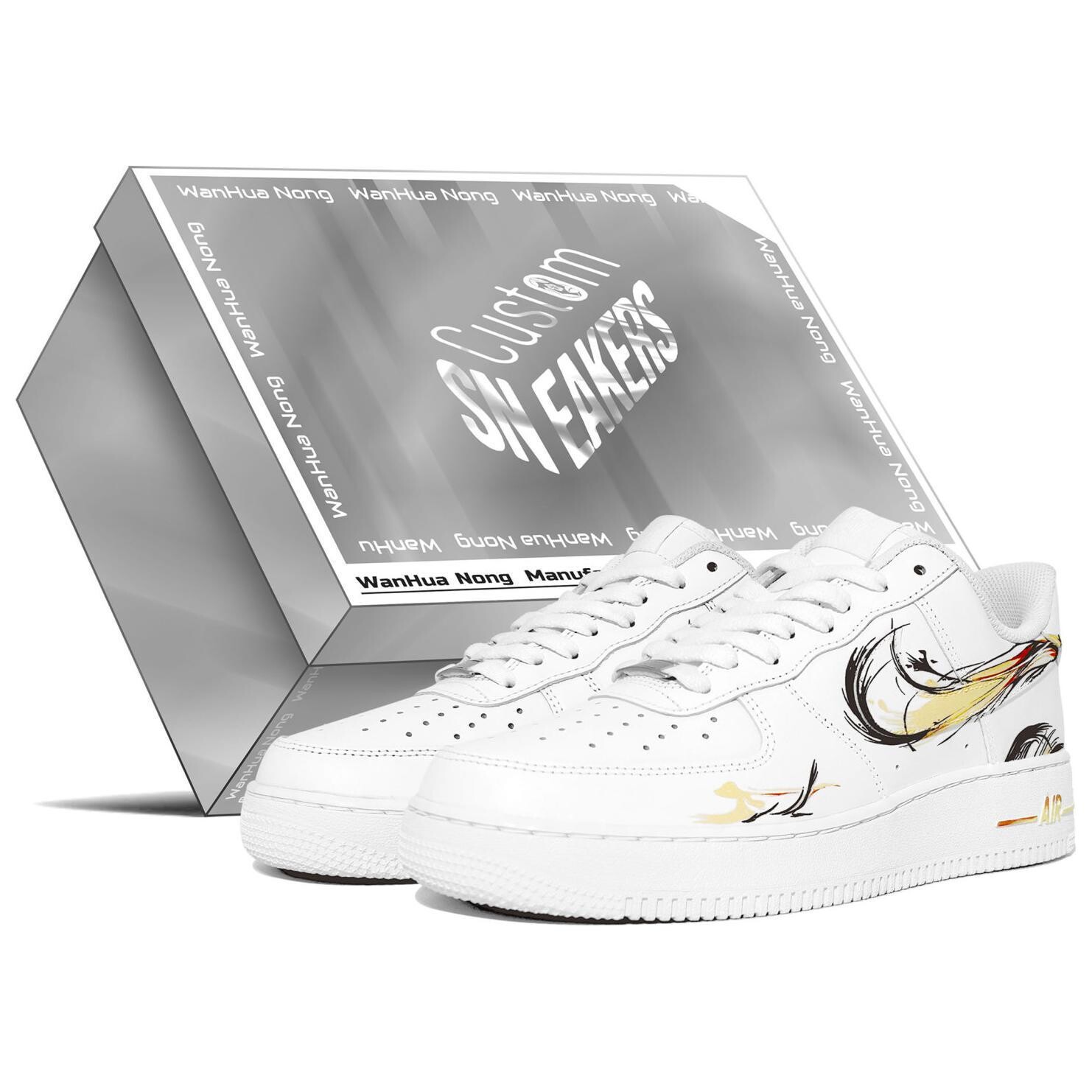 Кроссовки Nike Air Force 1 Skateboarding Shoes Unisex Low-top Yellow/black/white, белый
Кроссовки Nike Air Force 1 Skateboarding Shoes Unisex Low-top Yellow/black/white, белый