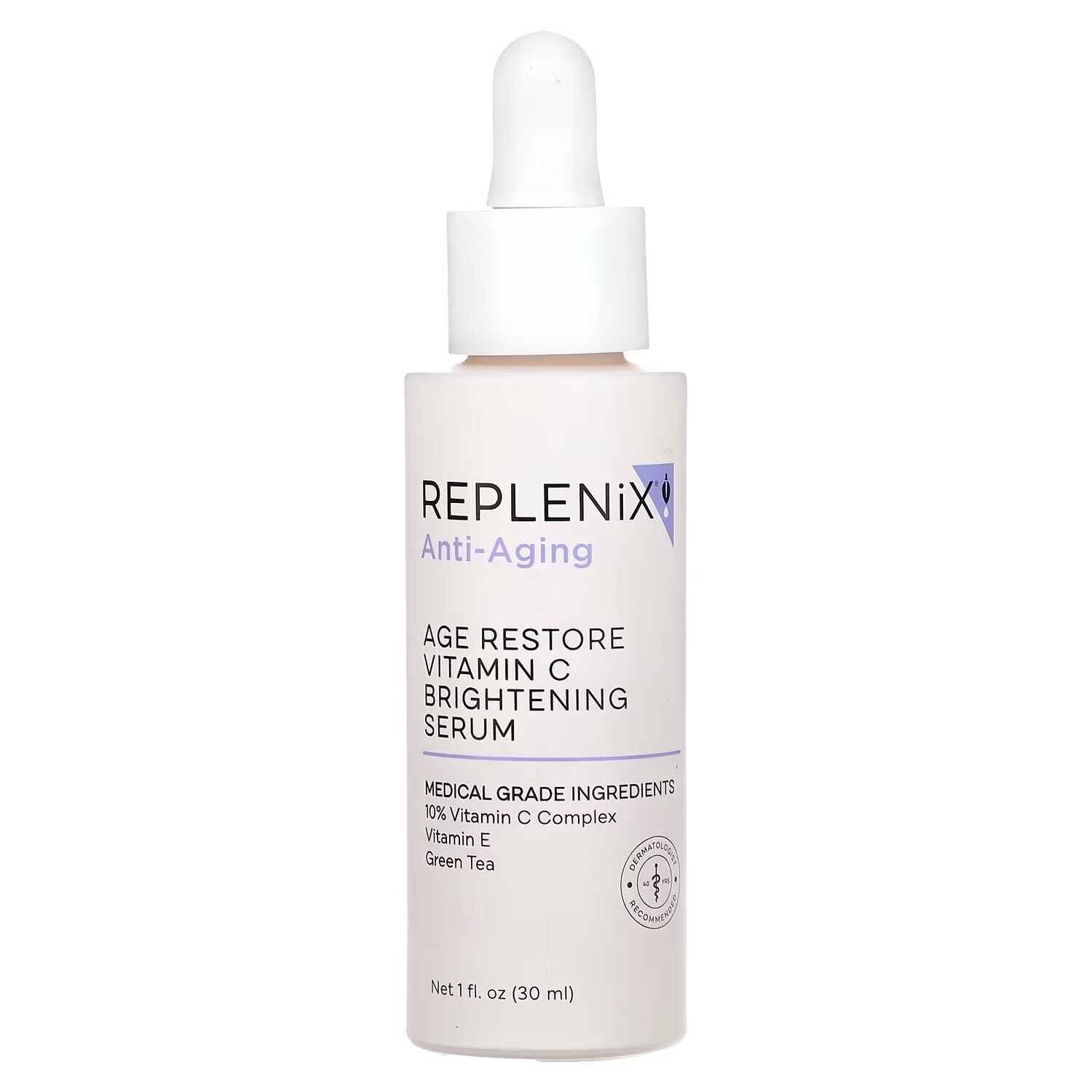 Replenix Anti-Aging Age Restore Осветляющая сыворотка с витамином С, 1 жидкая унция (30 мл)
Replenix Anti-Aging Age Restore Осветляющая сыворотка с витамином С, 1 жидкая унция (30 мл)