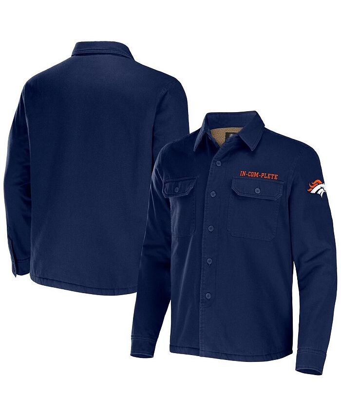 Мужская коллекция NFL x Darius Rucker от темно-синей парусиновой куртки на пуговицах Denver Broncos Fanatics, синий
Мужская коллекция NFL x Darius Rucker от темно-синей парусиновой куртки на пуговицах Denver Broncos Fanatics, синий