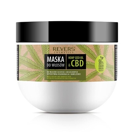 Маска для волос с натуральным маслом CBD для сухих и поврежденных волос, Revers Cosmetics
Маска для волос с натуральным маслом CBD для сухих и поврежденных волос, Revers Cosmetics