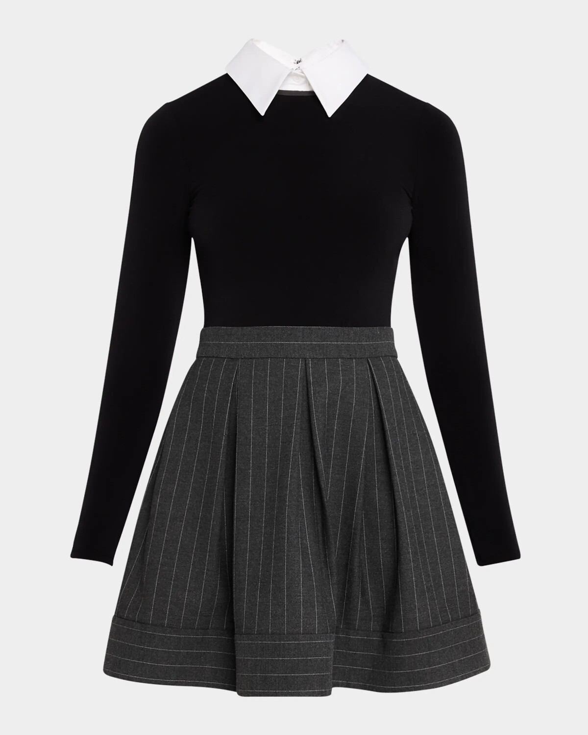 Плиссированное платье Chara с длинными рукавами и воротником Alice + Olivia, цвет Charcoalwhite
Плиссированное платье Chara с длинными рукавами и воротником Alice + Olivia, цвет Charcoalwhite