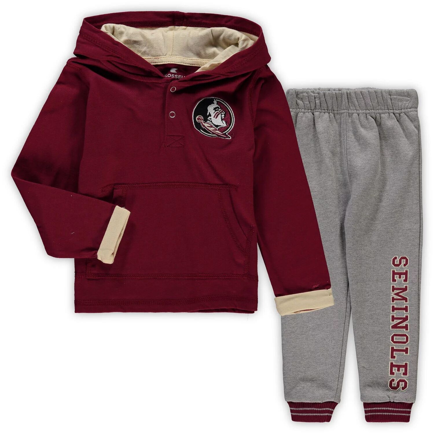 Комплект с капюшоном и спортивными штанами для малышей Colosseum Garnet/Heathered Grey Florida State Seminoles Poppies Colosseum
Комплект с капюшоном и спортивными штанами для малышей Colosseum Garnet/Heathered Grey Florida State Seminoles Poppies Colosseum