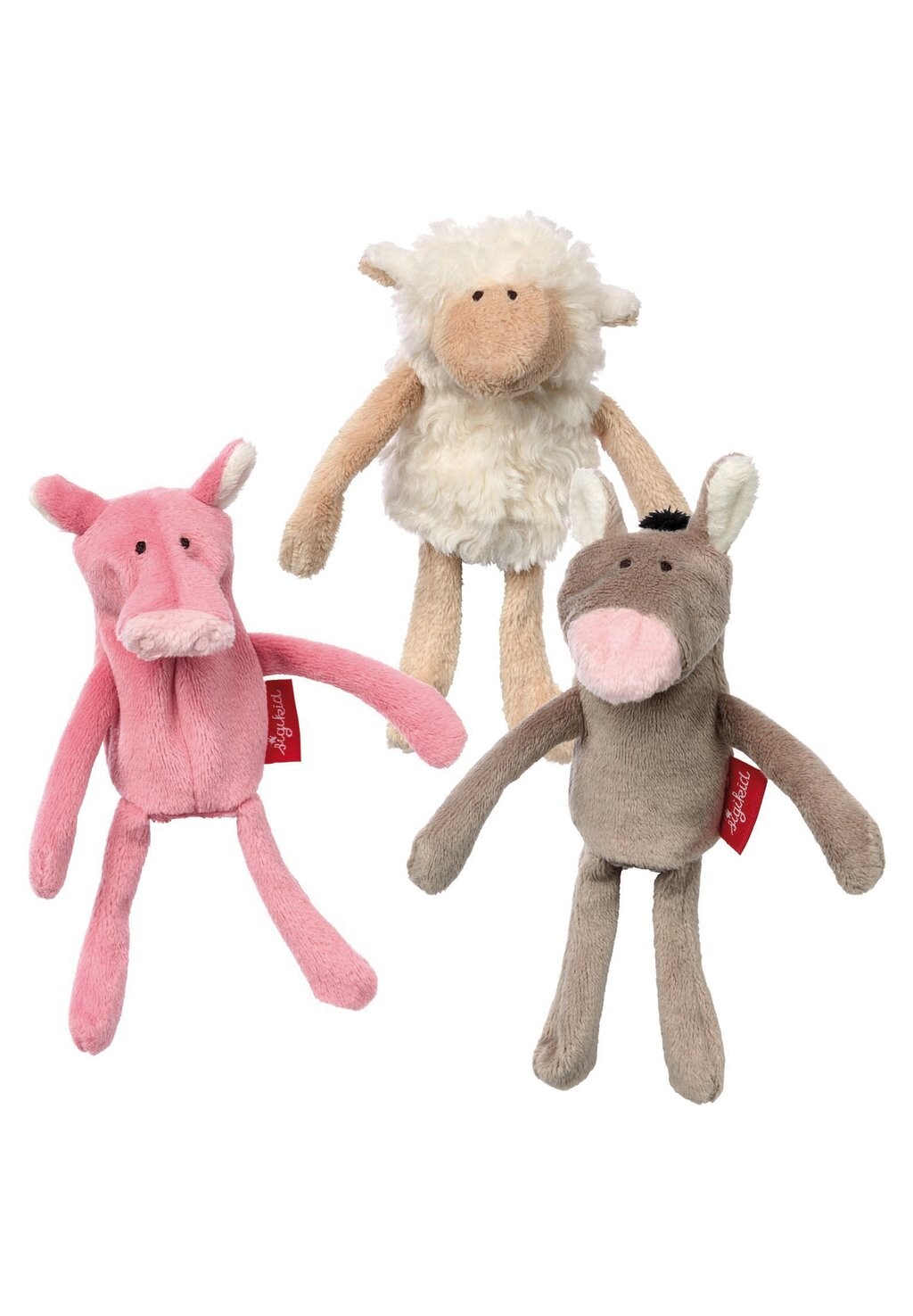 Мягкая игрушка PACK OF 3 FINGERPUPPEN SET MY LITTLE THEATRE sigikid, цвет braun
Мягкая игрушка PACK OF 3 FINGERPUPPEN SET MY LITTLE THEATRE sigikid, цвет braun