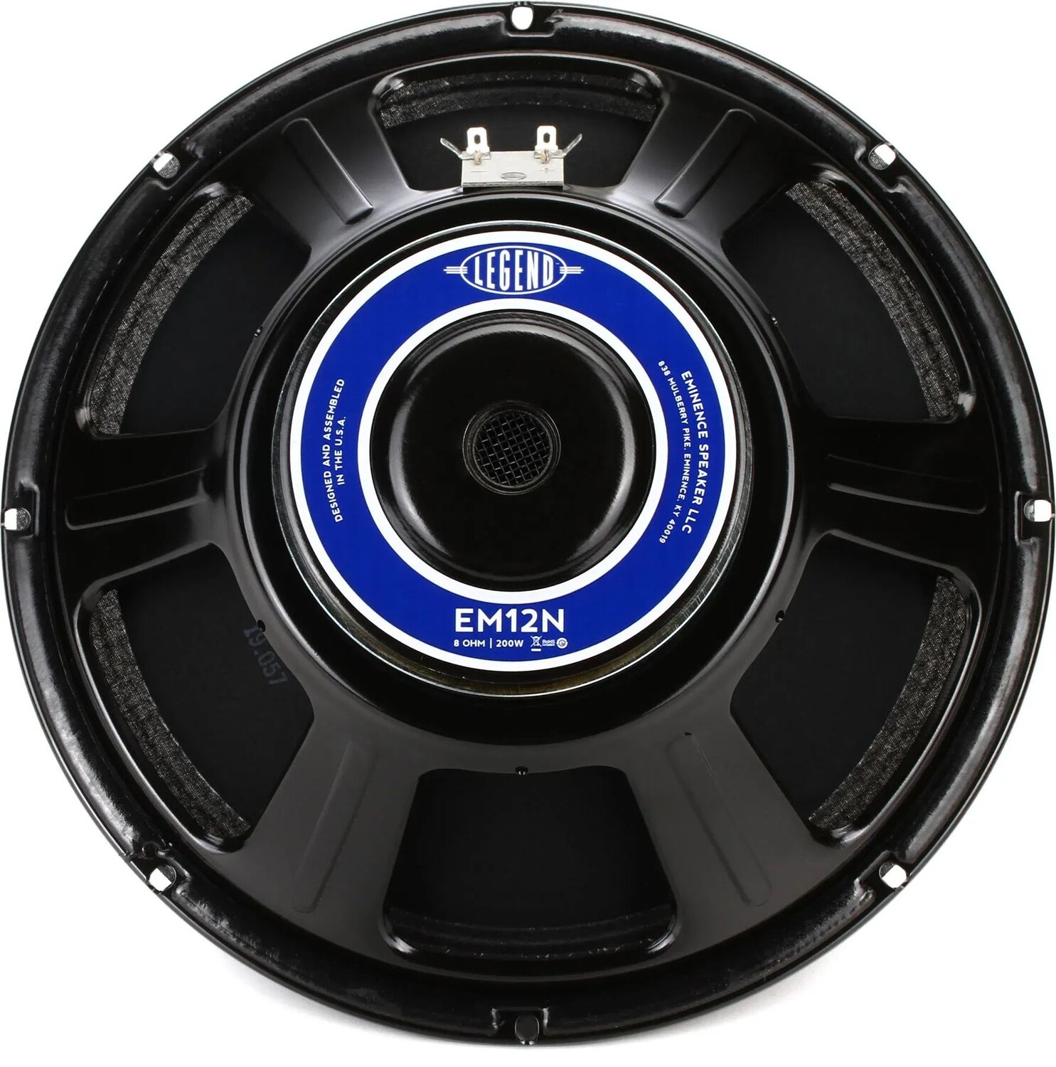 Сменный динамик гитарного усилителя Eminence Legend EM12N, 12 дюймов, 200 Вт, сопротивление 8 Ом
Сменный динамик гитарного усилителя Eminence Legend EM12N, 12 дюймов, 200 Вт, сопротивление 8 Ом