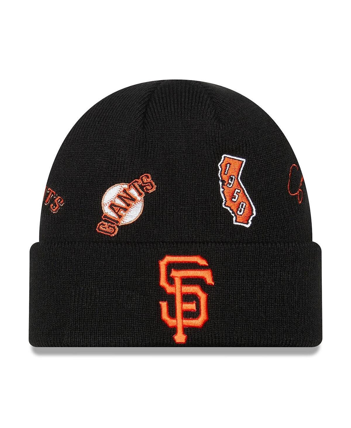Мужская черная вязаная шапка с манжетами San Francisco Giants Identity New Era
Мужская черная вязаная шапка с манжетами San Francisco Giants Identity New Era