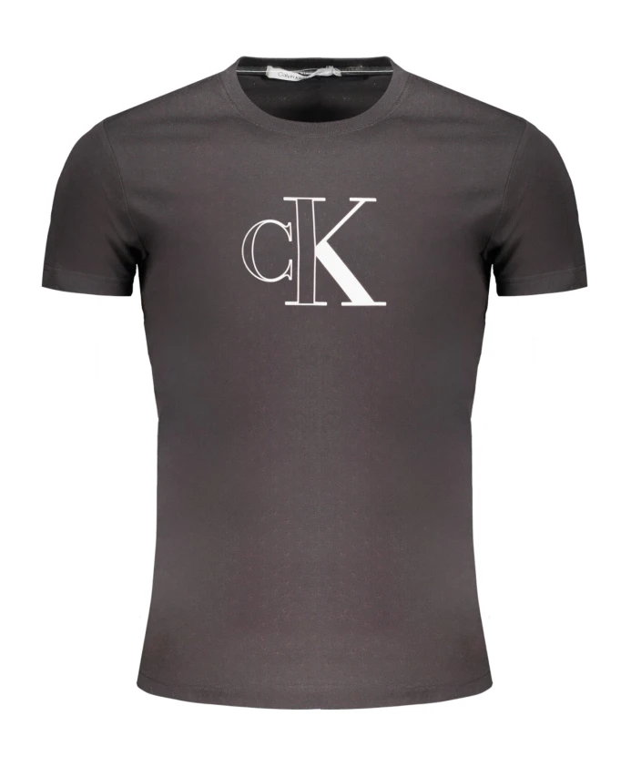 Хлопковая футболка с короткими рукавами и логотипом Calvin Klein, черный
Хлопковая футболка с короткими рукавами и логотипом Calvin Klein, черный