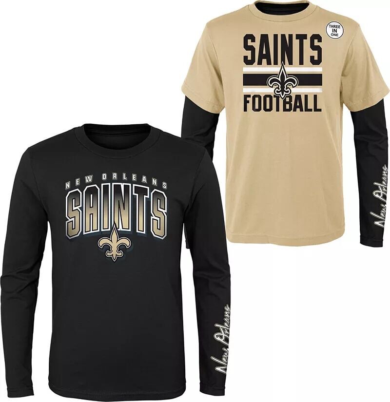 Nfl Team Apparel Футболка 3-в-1 для мальчиков New Orleans Saints, любимая фанатами
Nfl Team Apparel Футболка 3-в-1 для мальчиков New Orleans Saints, любимая фанатами