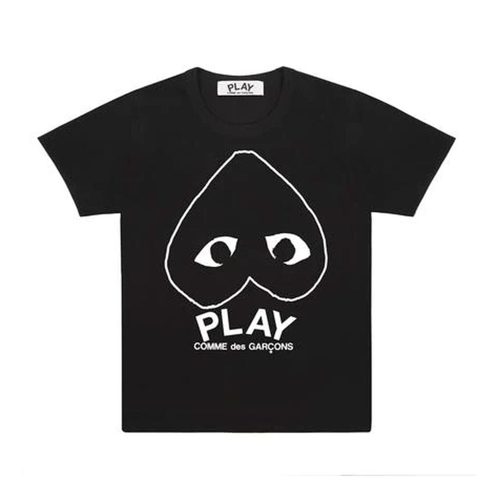 Черная футболка с логотипом Play в форме перевернутого сердца Comme Des Garcon, черный
Черная футболка с логотипом Play в форме перевернутого сердца Comme Des Garcon, черный