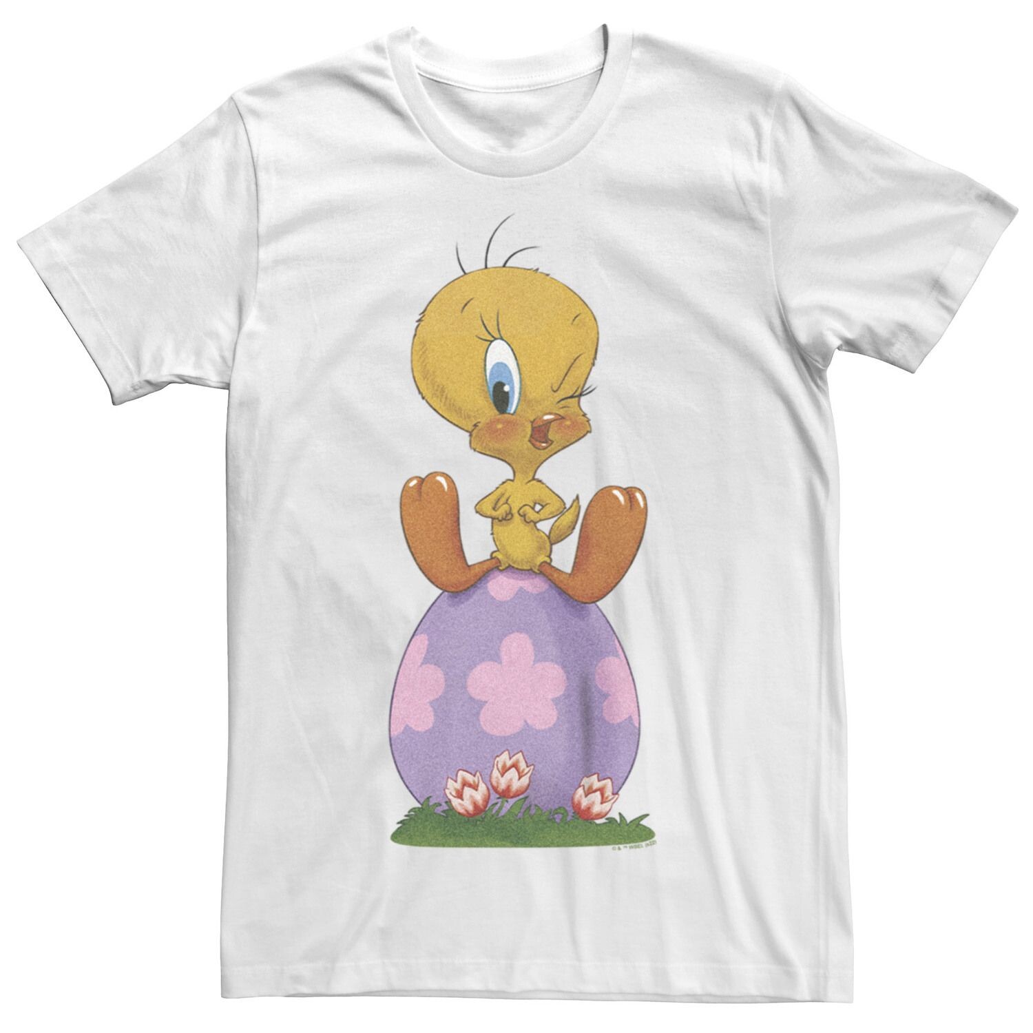 Твити из Looney Tunes для юниоров сидит на футболке бойфренда с пасхальным яйцом Licensed Character
Твити из Looney Tunes для юниоров сидит на футболке бойфренда с пасхальным яйцом Licensed Character