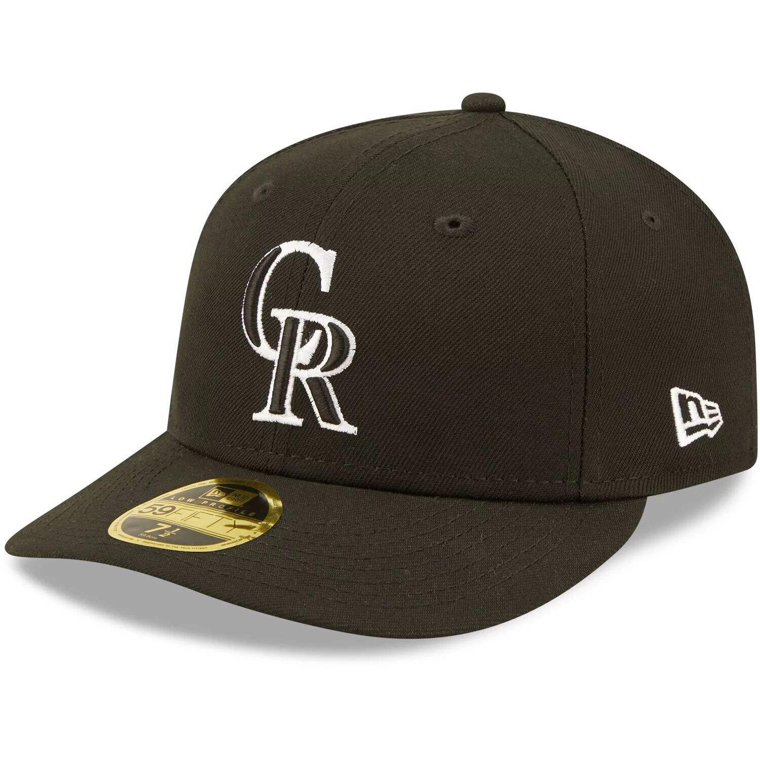 Мужская облегающая шляпа New Era Colorado Rockies черно-белая с низким профилем 59FIFTY
Мужская облегающая шляпа New Era Colorado Rockies черно-белая с низким профилем 59FIFTY