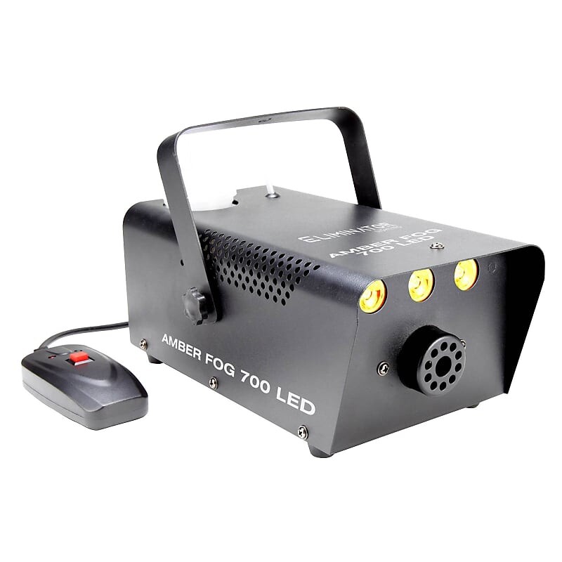 Дымогенератор Eliminator Lighting Eliminator Lighting Amber Fog 700 LED 700 Watt Fog Machine with LED Lights
Дымогенератор Eliminator Lighting Eliminator Lighting Amber Fog 700 LED 700 Watt Fog Machine with LED Lights