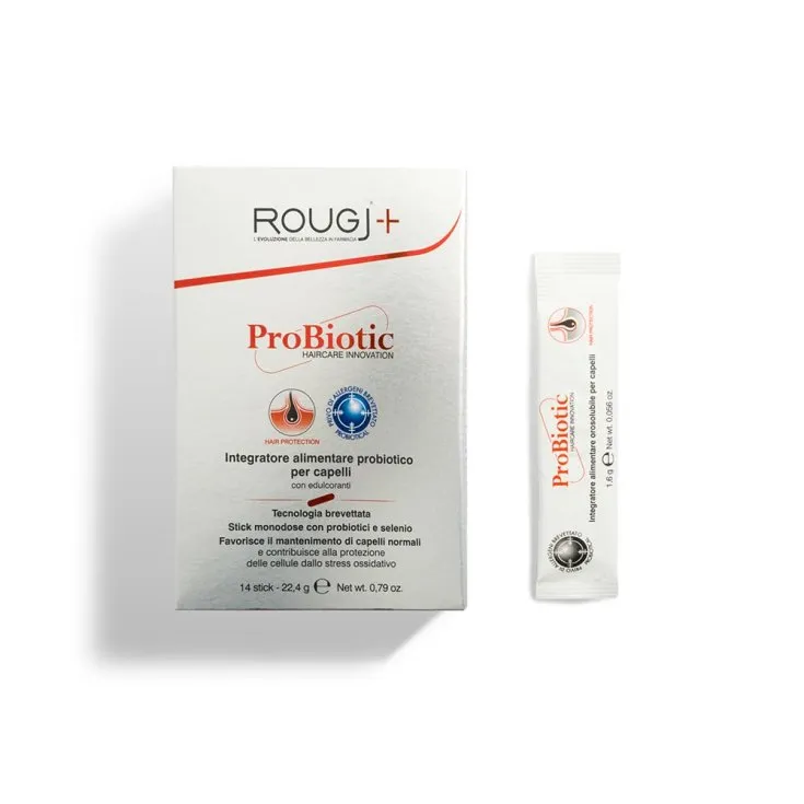 Rougj Probiotic Пробиотическая добавка для волос 14 перорально растворимых палочек Здоровье волос
Rougj Probiotic Пробиотическая добавка для волос 14 перорально растворимых палочек Здоровье волос