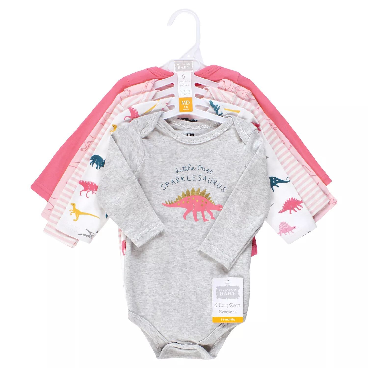 Хлопковые боди с длинными рукавами для маленьких девочек Hudson, Sparklesaurus Hudson Baby
Хлопковые боди с длинными рукавами для маленьких девочек Hudson, Sparklesaurus Hudson Baby