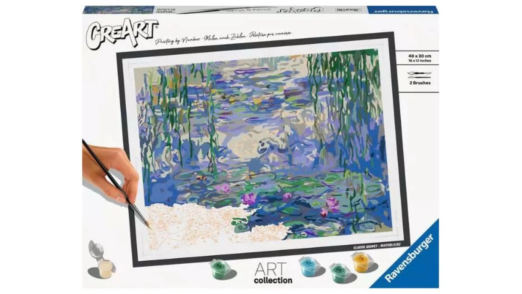 Коллекция creart art: кувшинки (моне) картина по номерам для взрослых Ravensburger Beschäftigung
Коллекция creart art: кувшинки (моне) картина по номерам для взрослых Ravensburger Beschäftigung