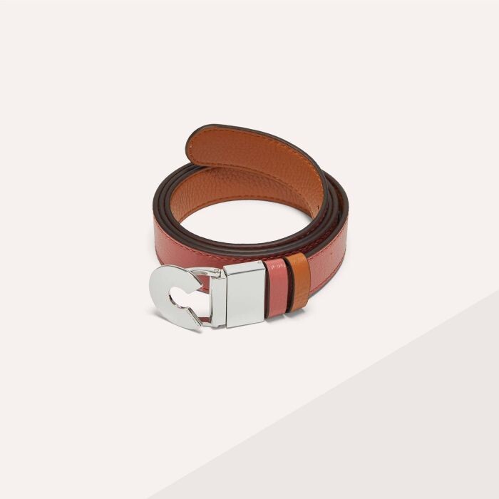 Ремень из блестящей кожи с тиснением козы Coccinelle LOGO C REVERSIBLE SHINY GOAT, красный
Ремень из блестящей кожи с тиснением козы Coccinelle LOGO C REVERSIBLE SHINY GOAT, красный