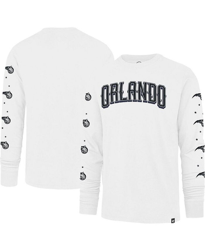 Мужская белая футболка с длинным рукавом Orlando Magic City Edition Downtown Franklin '47 Brand, белый
Мужская белая футболка с длинным рукавом Orlando Magic City Edition Downtown Franklin '47 Brand, белый