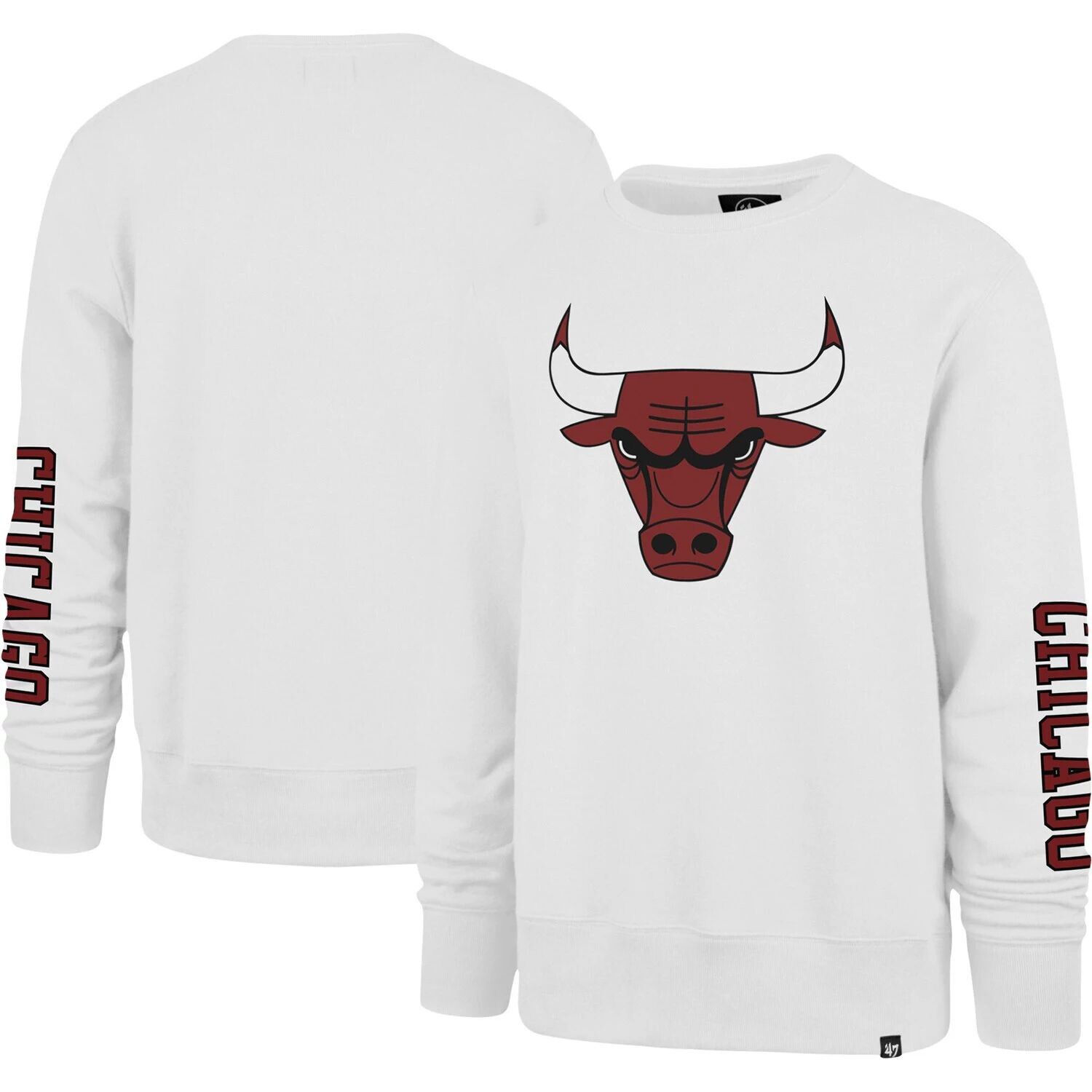 Мужской пуловер с двумя торфяными полосками '47 White Chicago Bulls 2022/23 City Edition
Мужской пуловер с двумя торфяными полосками '47 White Chicago Bulls 2022/23 City Edition