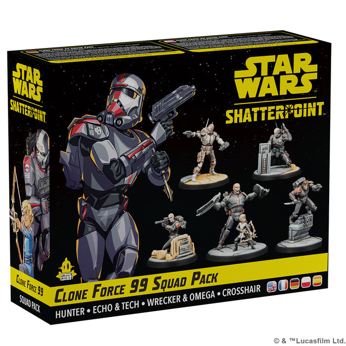 Настольная игра Atomic Mass Games Star Wars: Shatterpoint – Clone Force 99 Squad Pack
Настольная игра Atomic Mass Games Star Wars: Shatterpoint – Clone Force 99 Squad Pack