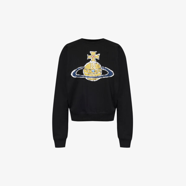 Толстовка Time Machine из органического хлопка с графическим принтом Vivienne Westwood, черный
Толстовка Time Machine из органического хлопка с графическим принтом Vivienne Westwood, черный
