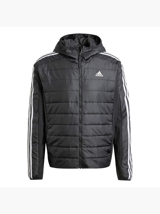 Гибридная куртка с 3 полосками и утеплителем с капюшоном Essentials Adidas, черный
Гибридная куртка с 3 полосками и утеплителем с капюшоном Essentials Adidas, черный