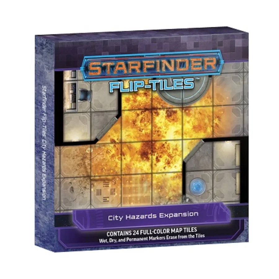 Переворачивающиеся плитки — расширение «Городские опасности», Starfinder Campaign Setting - Flip-Mats & Map Folios
Переворачивающиеся плитки — расширение «Городские опасности», Starfinder Campaign Setting - Flip-Mats & Map Folios