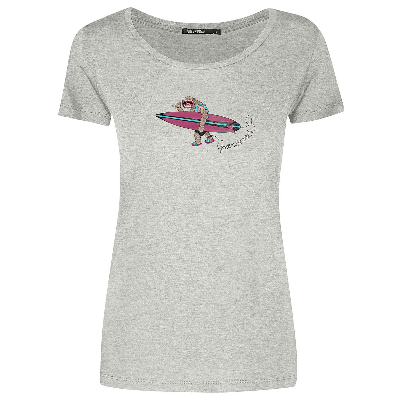 Футболка Greenbomb Women's Animal Sloth Beach Loves s, цвет Heather Grey, Серый
Футболка Greenbomb Women's Animal Sloth Beach Loves s, цвет Heather Grey, Серый