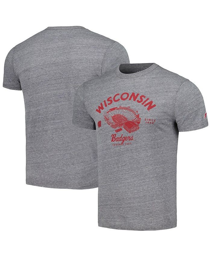 Мужская футболка с эффектом потертости цвета Хизер Серый Wisconsin Badgers Stadium Victory Falls Tri-Blend League Collegiate Wear, серый
Мужская футболка с эффектом потертости цвета Хизер Серый Wisconsin Badgers Stadium Victory Falls Tri-Blend League Collegiate Wear, серый