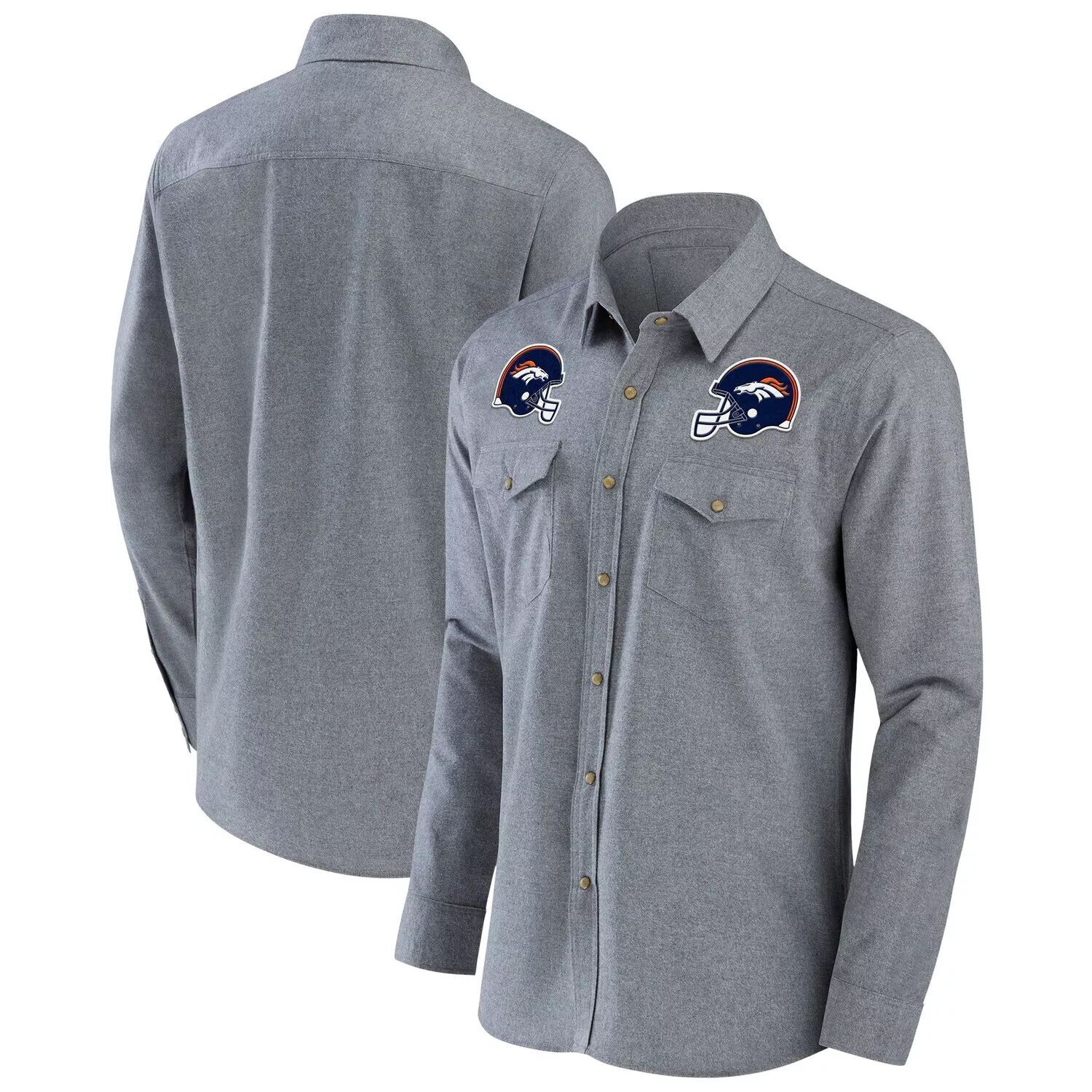 Мужская коллекция NFL x Darius Rucker от Fanatics серая рубашка Denver Broncos Chambray на пуговицах с длинным рукавом
Мужская коллекция NFL x Darius Rucker от Fanatics серая рубашка Denver Broncos Chambray на пуговицах с длинным рукавом
