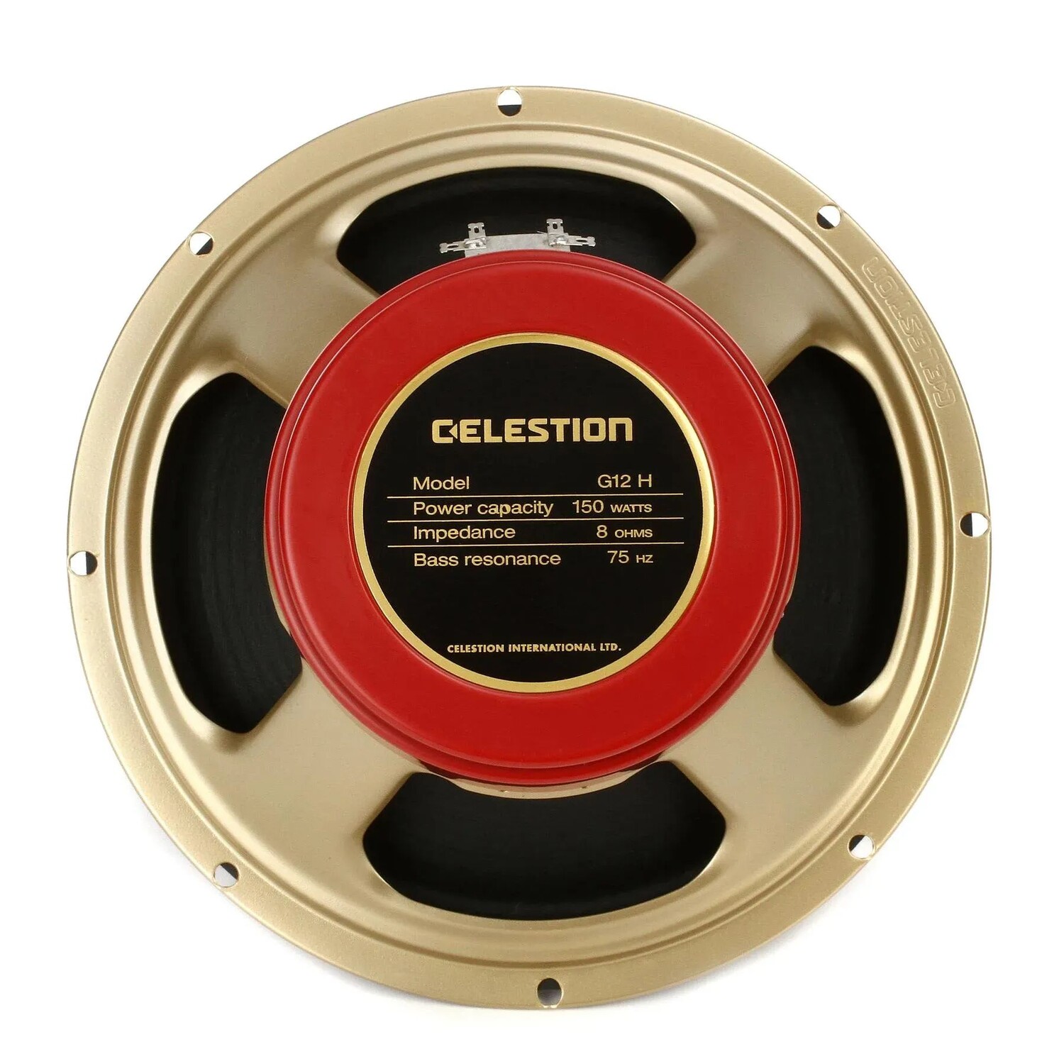 Celestion G12H-150 Redback 12-дюймовый сменный динамик для гитарного усилителя мощностью 150 Вт — 8 Ом
Celestion G12H-150 Redback 12-дюймовый сменный динамик для гитарного усилителя мощностью 150 Вт — 8 Ом
