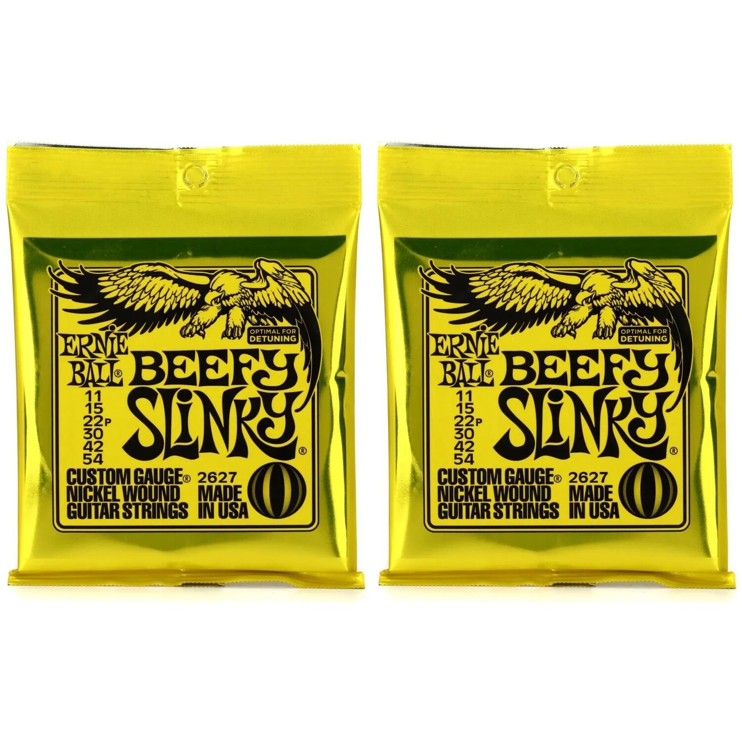 Струны для электрогитары Ernie Ball 2627 Beefy Slinky с никелевой обмоткой (2 шт.)
Струны для электрогитары Ernie Ball 2627 Beefy Slinky с никелевой обмоткой (2 шт.)