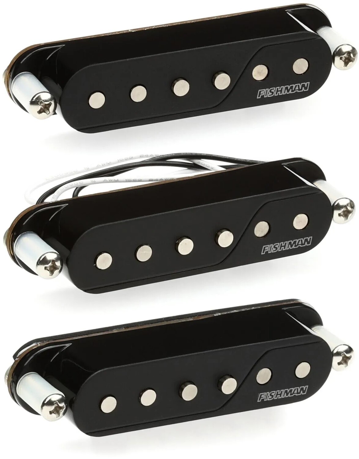 Набор звукоснимателей Fishman Fluence Active Single Coil, состоящий из трех частей, черный
Набор звукоснимателей Fishman Fluence Active Single Coil, состоящий из трех частей, черный