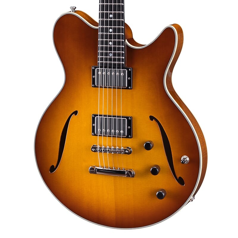 Электрогитара Eastman Romeo Semi-Hollow Electric Guitar Goldburst w/ Hard Case
Электрогитара Eastman Romeo Semi-Hollow Electric Guitar Goldburst w/ Hard Case