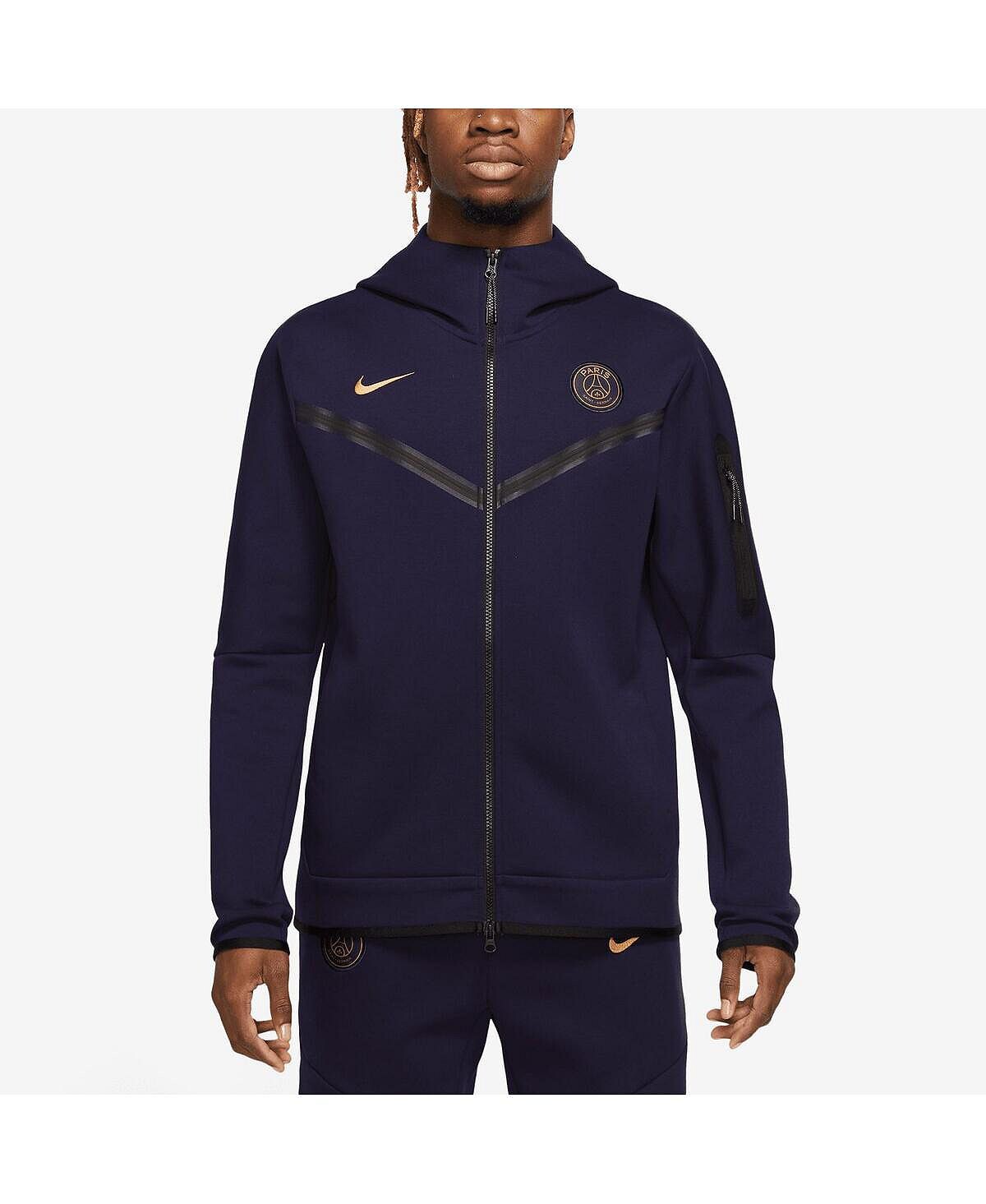 Мужская темно-синяя куртка с капюшоном на молнии из технического флиса Paris Saint-Germain Nike
Мужская темно-синяя куртка с капюшоном на молнии из технического флиса Paris Saint-Germain Nike