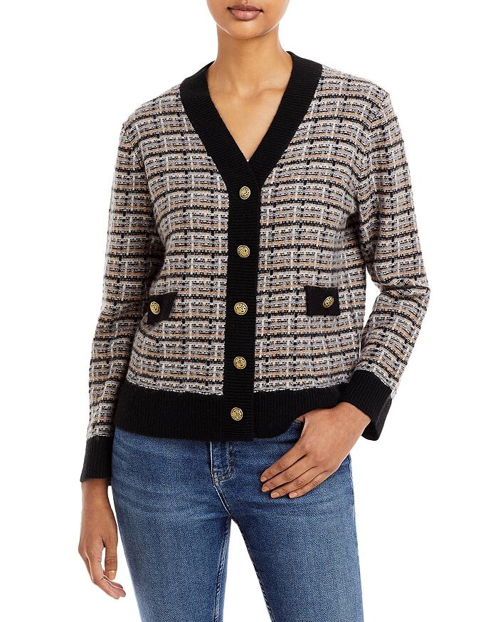 Твидовый кашемировый кардиган с контрастной отделкой — 100% эксклюзив C by Bloomingdale's Cashmere
Твидовый кашемировый кардиган с контрастной отделкой — 100% эксклюзив C by Bloomingdale's Cashmere
