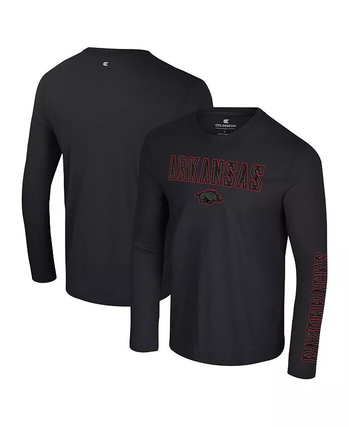 Мужская черная футболка с длинным рукавом Arkansas Razorbacks Color Pop Active Blend 2-Hit Colosseum, черный
Мужская черная футболка с длинным рукавом Arkansas Razorbacks Color Pop Active Blend 2-Hit Colosseum, черный